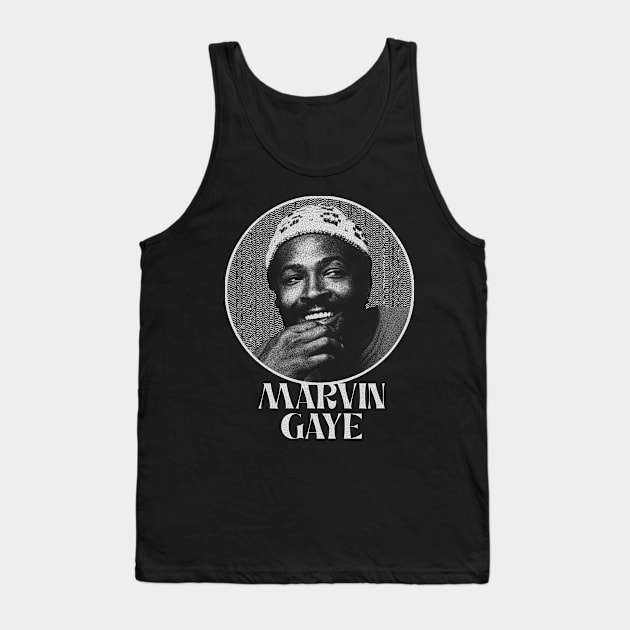 Marvin Gaye Vintage - White ver. Tank Top by FRESH STUFF STUDIO